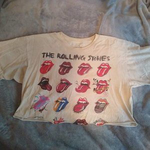 Rolling Stones Crop Top